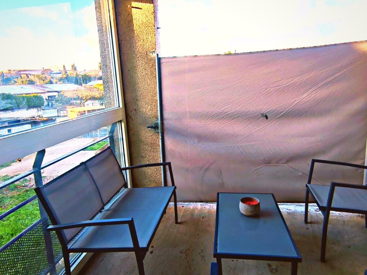 *Le Cocon Bistroquet*Oc.Keys/Terrasse/ Parking Apartment Carcassonne Bagian luar foto